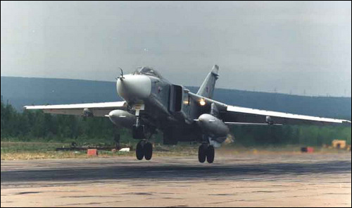 Взлет последнего самолета СУ-24 Взлет последнего самолета СУ-24
